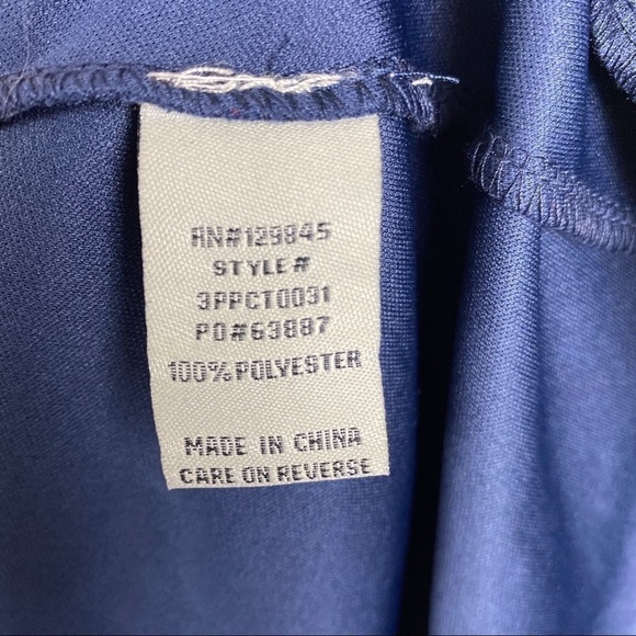 Bailey Blue Cold Shoulder Crochet Trim Sheer Mini Dress Women's Medium Navy NEW - Picture 8 of 8